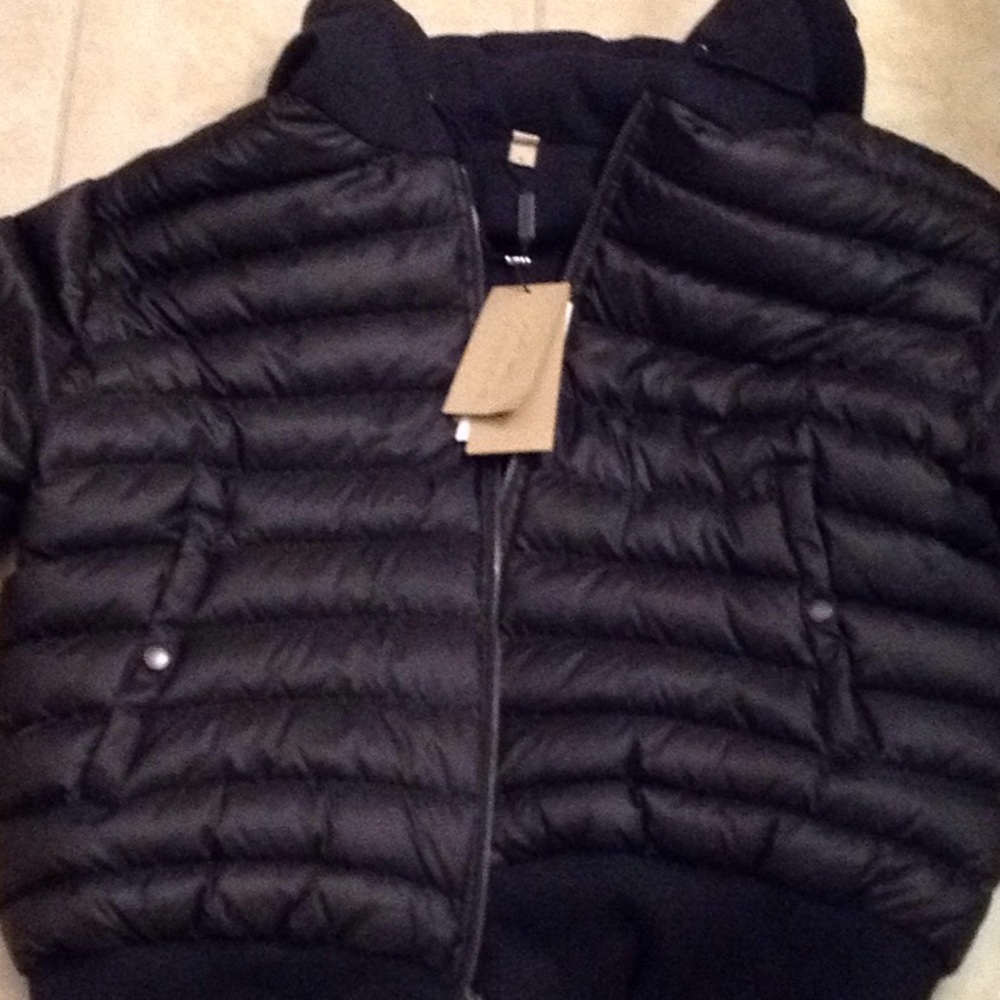 Burberry "langleighr" reversible puffer jacket